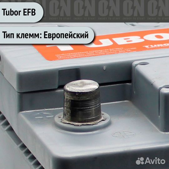 Аккумулятор 100 Ач tubor EFB VL п. п