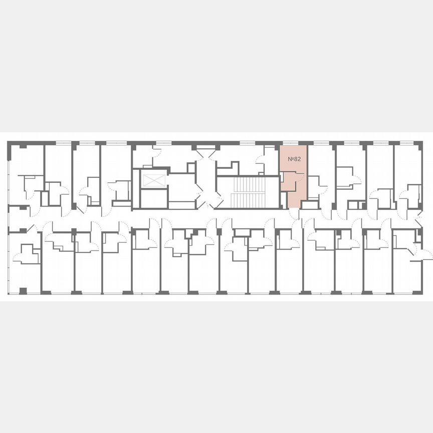 1-к. апартаменты, 13,2 м², 2/13 эт.