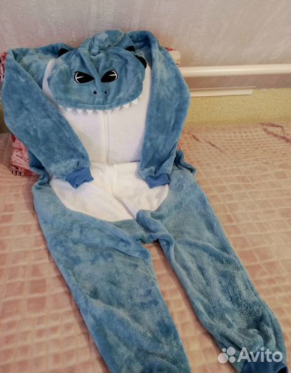 Пижама кигуруми акула, размер150