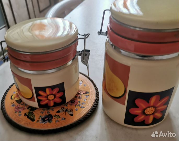 Банки для сыпучих продуктов керамика