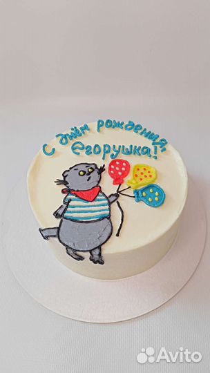 Бенто торт, меренговый рулет