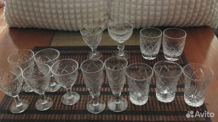 Хрустальные рюмки СССР