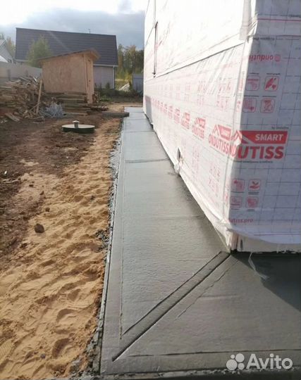 Фундамент под ключ Отмостка Бетонные работы