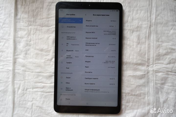 Планшет xiaomi mi pad 4 64 LTE