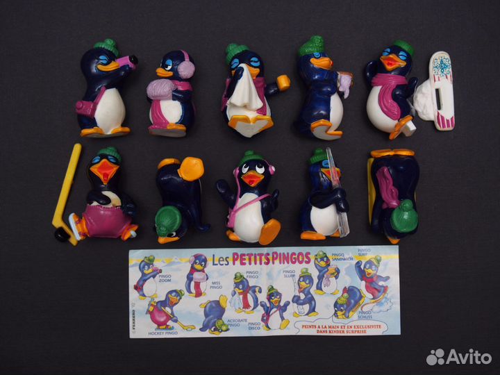 Киндер сюрприз Пингвины зимние