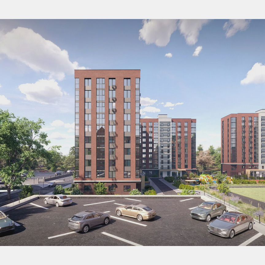 1-к. квартира, 38,1 м², 4/10 эт.