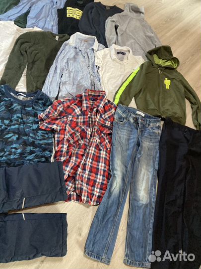 Пакет 21 штука одежды для мальчика 9-14 лет