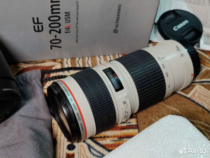 Новый canon ef 70 200mm f 4l usm объектив