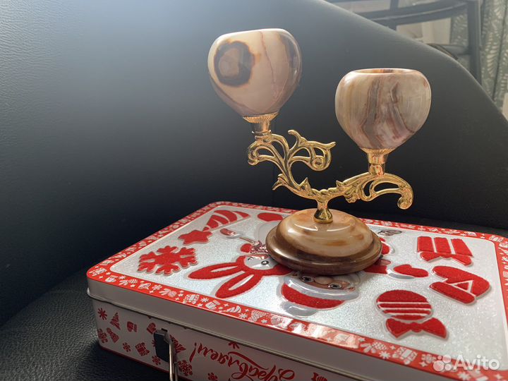 Подсвечник из оникса