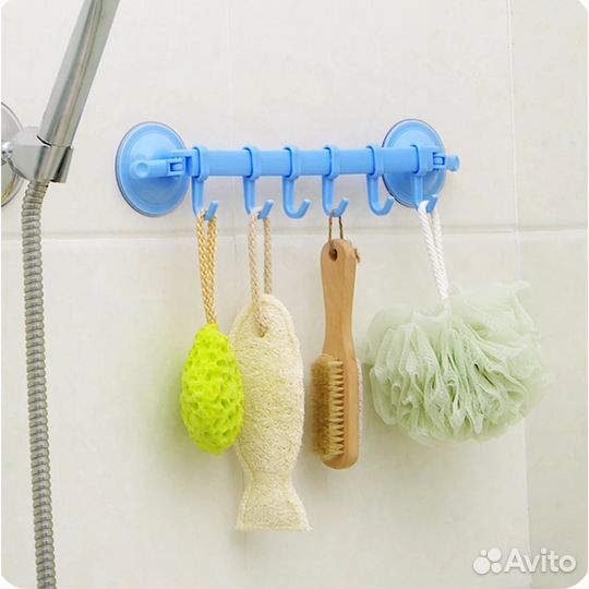 Вешалка для полотенец вакуумная Sucker