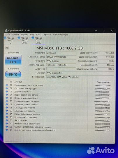 Ssd диски разные 256-1024gb