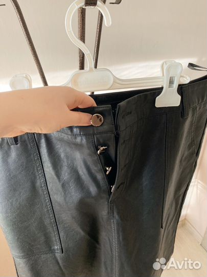 Кожаная юбка