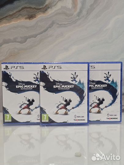 Epic mickey rebrushed ps5 диск новый