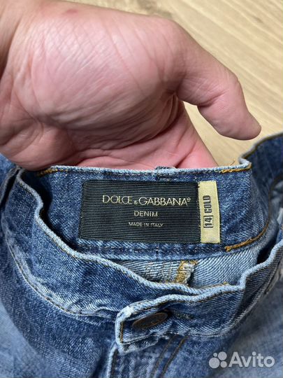 Джинсы Dolche & Gabbana 14 Gold Denim