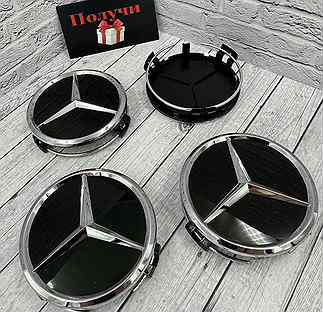 Колпачки на литые диски на Mercedes