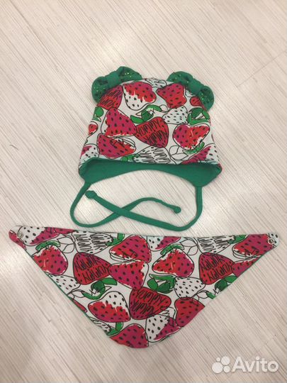 Шапочка и снуд 9-18 мес