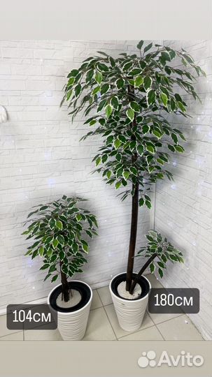 Фикус бенджамина искусственный, дерево