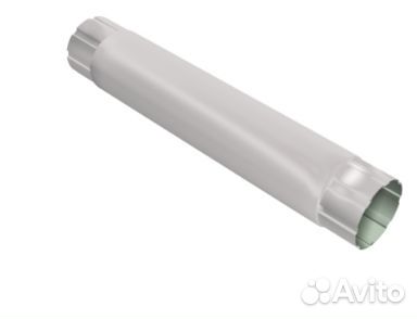 Труба круглая соединительная Optima 90мм 1м RAL 90