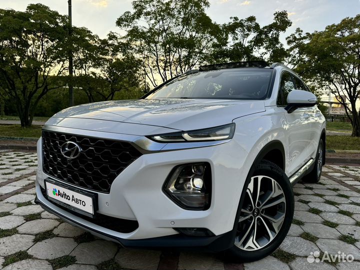 Hyundai Santa Fe 2.2 AT, 2019, 52 200 км