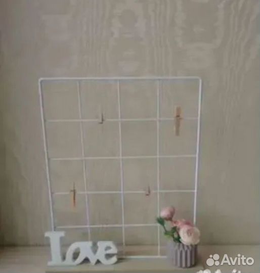 Доска для заметок 31.5*24.5 см белая на подставке