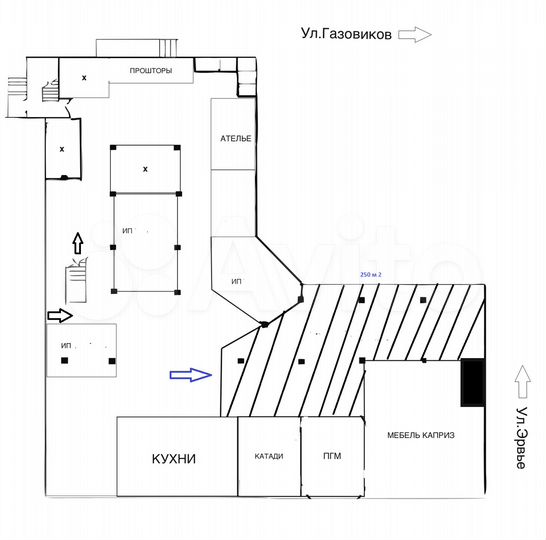 Торговая площадь, 250 м²