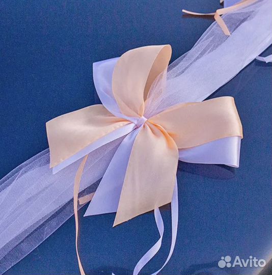 Свадебные украшения на машину