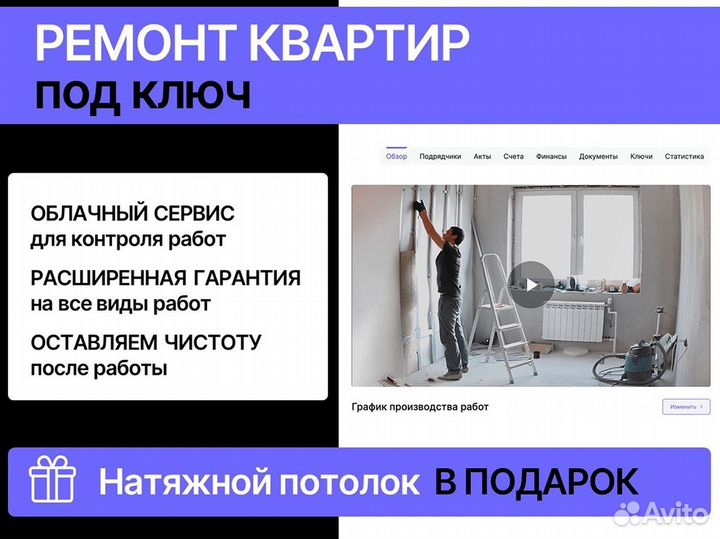 Ремонтные работы/Ремонт под ключ