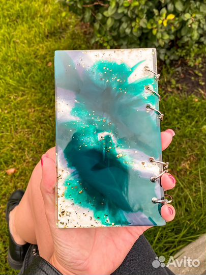 Блокнот из эпоксидной смолы