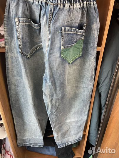 Джинсы бананы женские