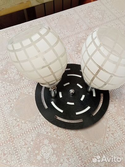 Люстра на пять плафонов бу