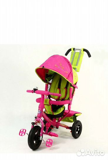 Трехколесный велосипед с родительской ручкой