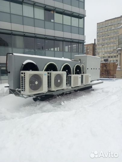 Монтаж кондиционирования и вентиляции «под ключ»