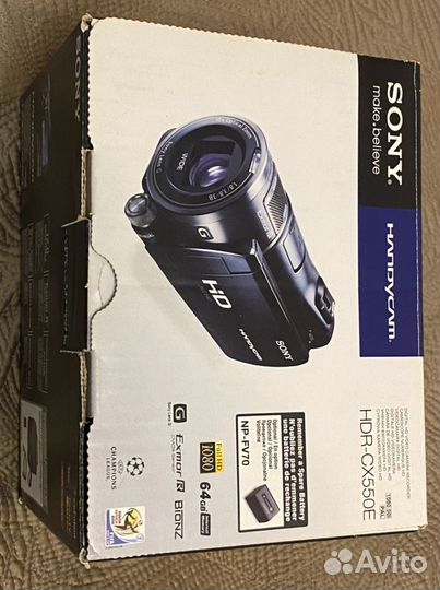 Видеокамера Sony handycam HDR-CX550E