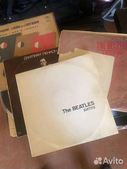 Виниловые пластинки the beatles
