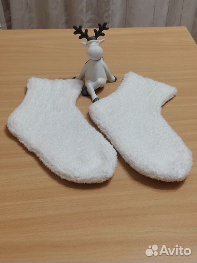 Носки вязаные ручной работы. Новогодний подарок