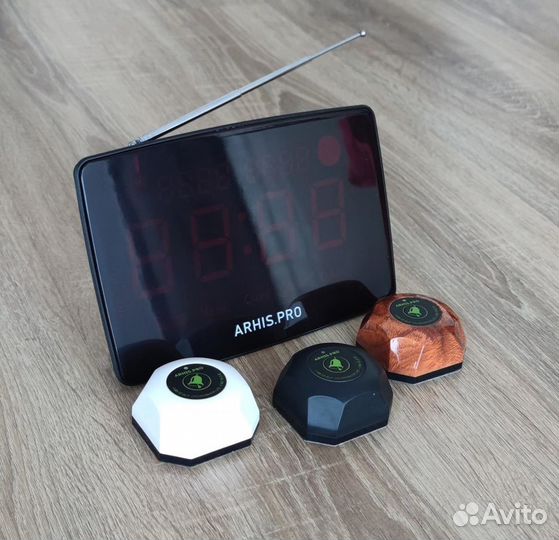 Кнопки вызова официанта модель Бургер и табло