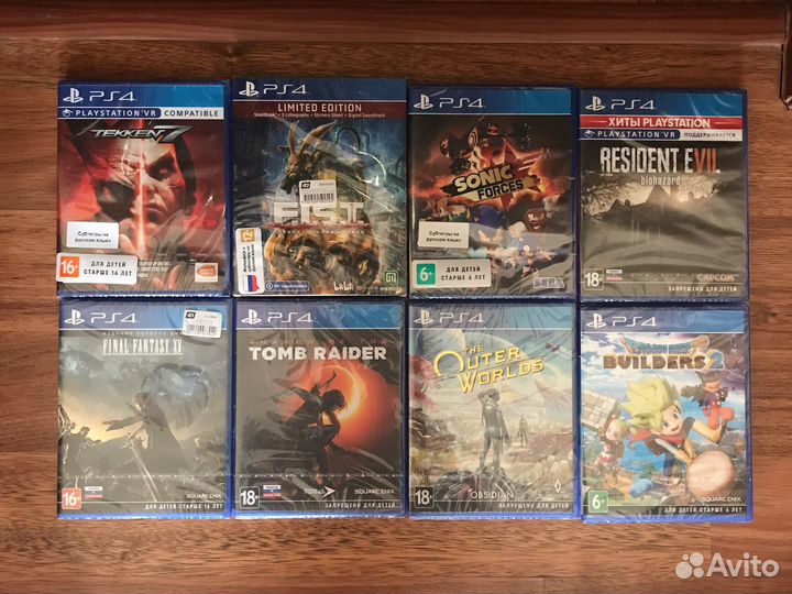 Игры для приставок ps4