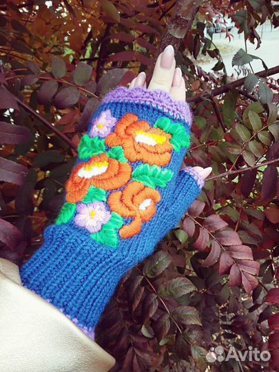 Митенки ручной работы
