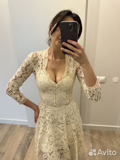 Платье ажурное