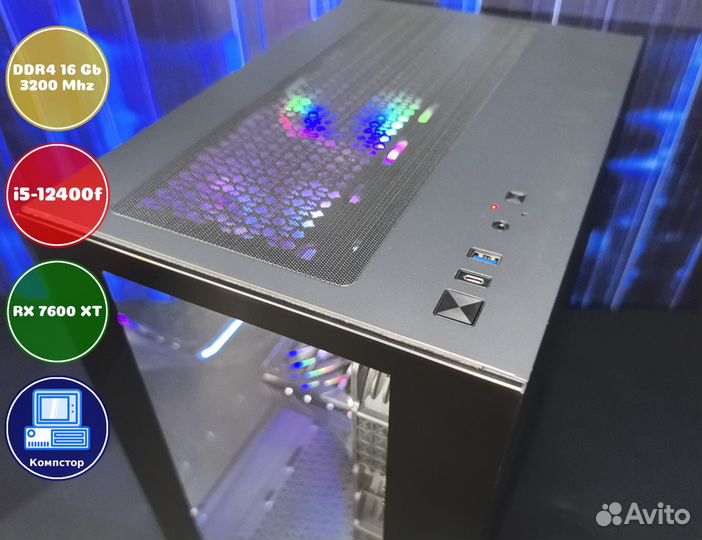 Игровой пк i5-RX7600XT-16DDR4-HZD0593128764-H610