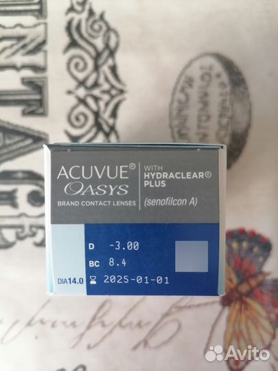 Контактные линзы Acuvue Oasys