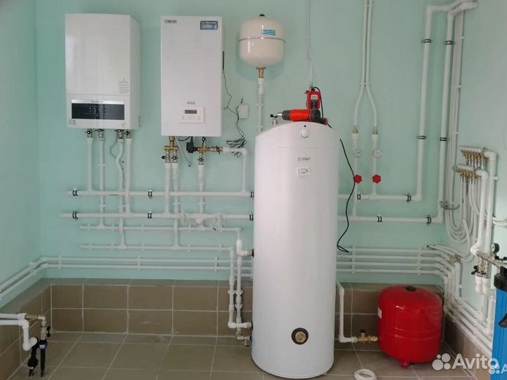 Монтаж отопления водоснабжения под ключ