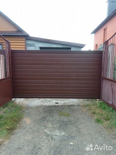 Откатные ворота под ключ