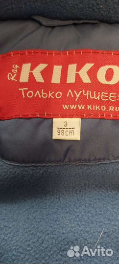 Пальто для девочки 98 кико
