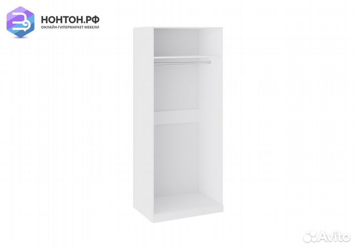 Шкаф 2-дверный Франческа с зеркалом справа дуб сед