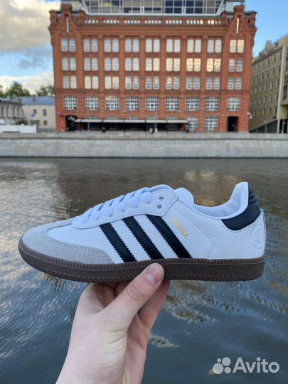 Adidas samba white/black оригинал