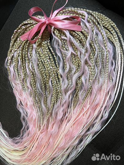 Де косы комплект, кудри, афрокосы