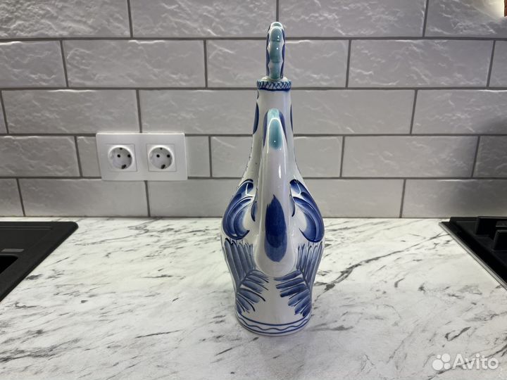 Графин-статуэтка гжель СССР петушок