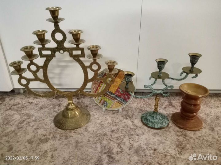 Подсвечник настольный