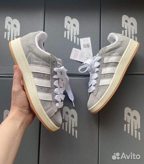 Кеды Adidas campus 00-s grey оригинал